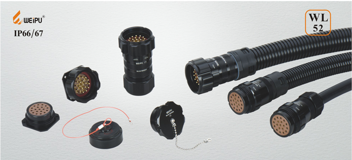 Weipu WL52 high-current connectors